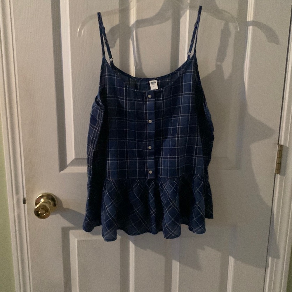 Plaid tank top